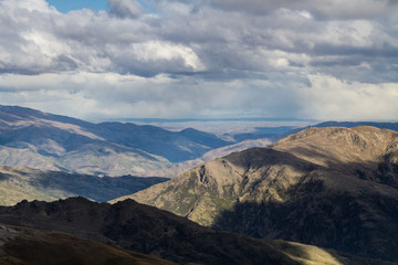 Obraz na płótnie Canvas View from Rock Peak, New Zealand