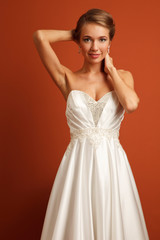 Fototapeta premium Young sensual bride
