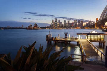 Foto op Plexiglas Sydney city night © 孤飞的鹤