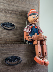 Pinocchio puppet            