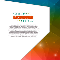 Abstract Creative concept vector booklet list for Web and Mobile