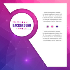 Abstract Creative concept vector booklet list for Web and Mobile