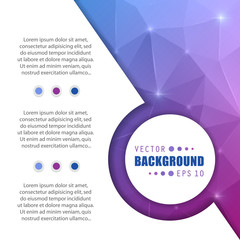 Abstract Creative concept vector booklet list for Web and Mobile