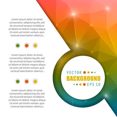 Abstract Creative concept vector booklet list for Web and Mobile