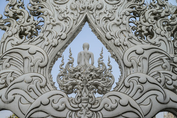 White temple, Chiang Rai, Thailand