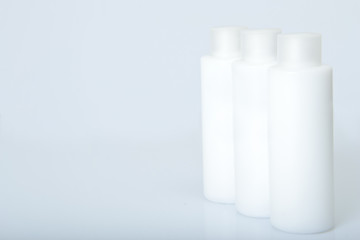 White Jars on Light Background