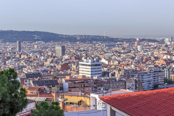Obraz premium Barcelona skyline Cityscape