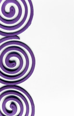 Lavender mosquito repellent coils design background