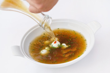 okroshka with kvass