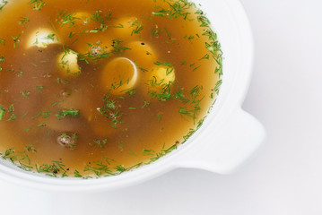 okroshka with kvass