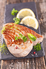 grilled fish tuna