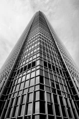 Photo sur Plexiglas construction de la ville Modern architecture in black and white