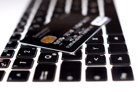 Kreditkarte Tastatur