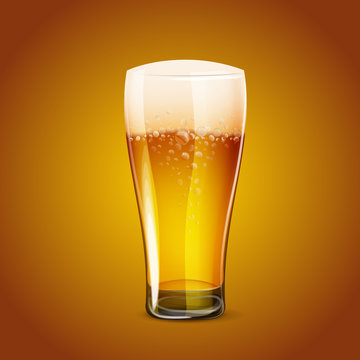 beer glass for bar