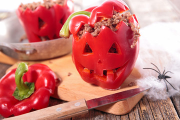 halloween bell pepper