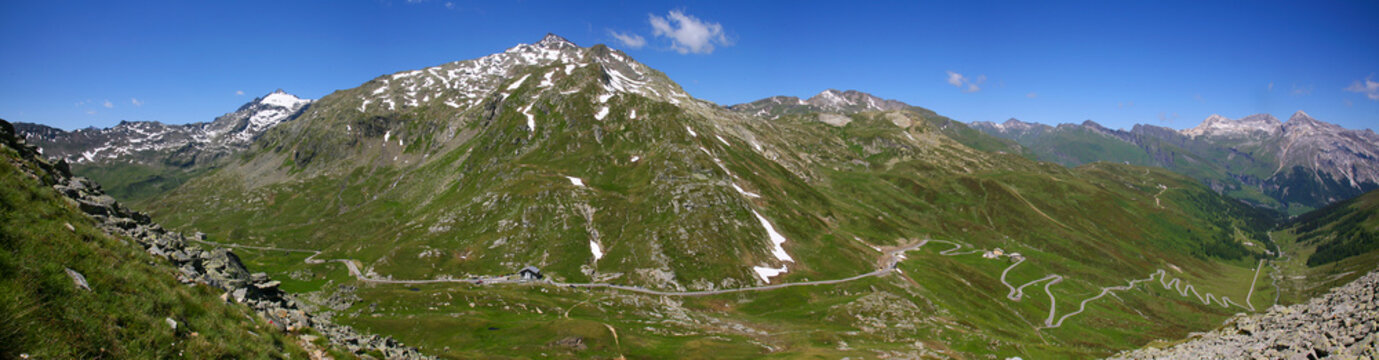 Splugenpass in Switzerland