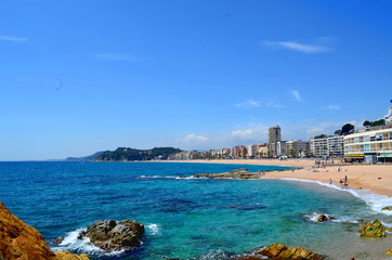 Lloret de Mar beach (Costa Brava, Spain)