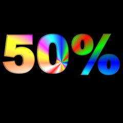 percentuale 50