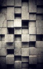 Abstract concrete wall