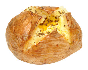 Baked Potato With Melting Butter