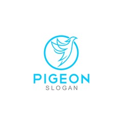 Pigeon Logo Template