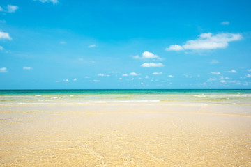 Horizontal beautiful beach at Koh Chang Island in Thailand