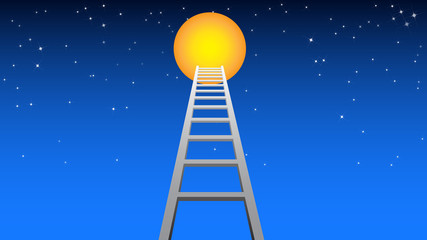 Ladder to moon