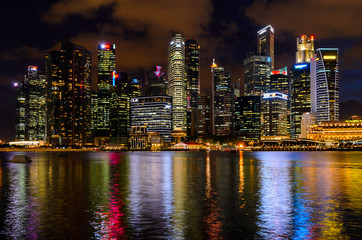 Fototapeta na wymiar Singapore downtown