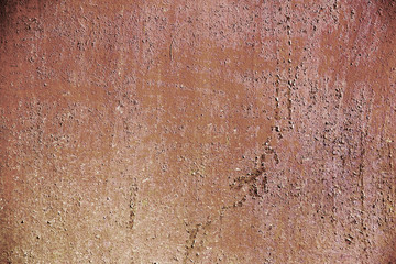 metal painted rusty red