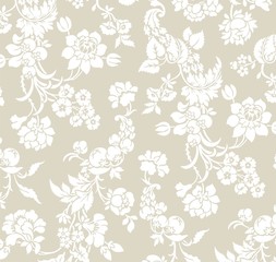 wedding card design, paisley floral pattern , India