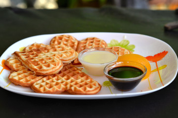 heart pancakes