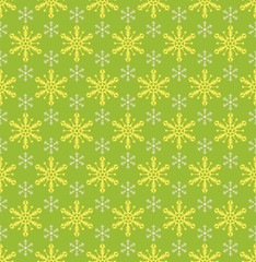 seamless background with snowflakes