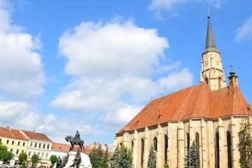 The Church of Saint Michael is an iconic Gothic-style Roman Catholic church in Cluj-Napoca.