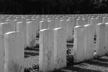 Naklejka na ściany i meble cimetière américain tombe guerre