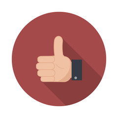 Thumb up icon. Like icon.