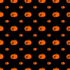Halloween pumpkin pattern