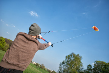 Kite surfing