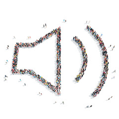 people  shape  volume isolated