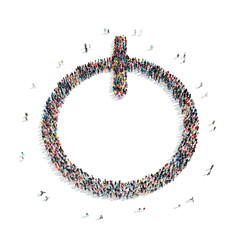   people shape  off isolated