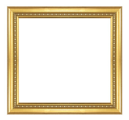 Gold antique picture frame