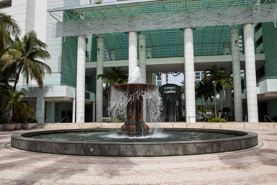 Fountain at the Marina