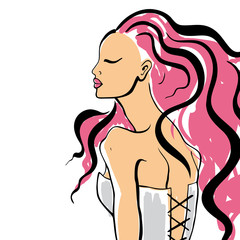 Beautiful Woman Portrait. 