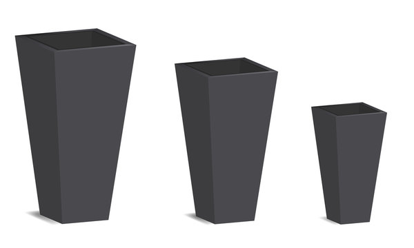 Pflanzs&auml;ule, anthrazit