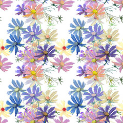 Flowers seamless pattern 