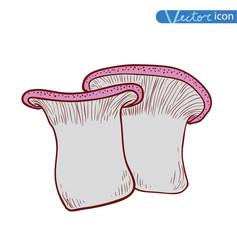  mushrooms set icons, vector illustration.