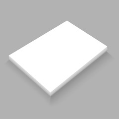 Blank White Paper Mockup