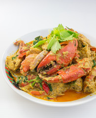 Stirred Fried Crab with Curry Powder