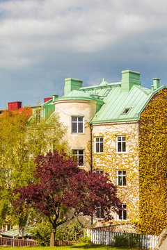 Apartment buildings in Karlskrona, Sweden