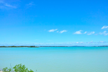 宮古島　与那覇湾の風景
