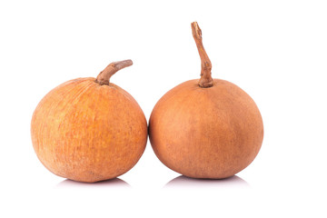 Santol fruit isolated on white background